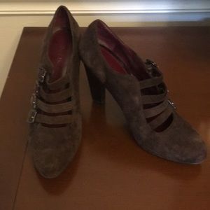 Brown Suede Statement Shoe